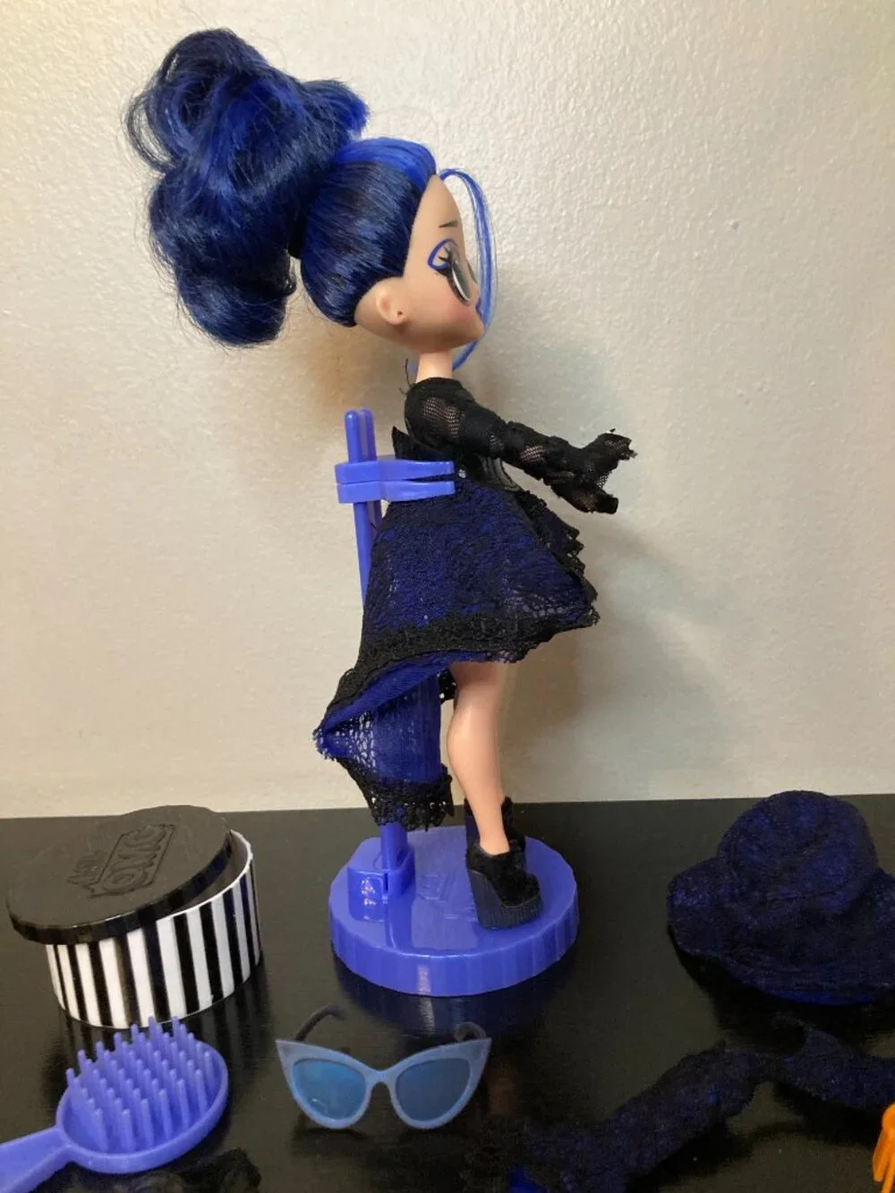 L.O.L. Surprise! OMG Moonlight B.B. Fashion Doll W/ Stand & Accessories
